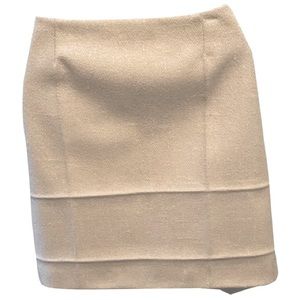 Prada Wool A-Line Mid-Length Skirt
